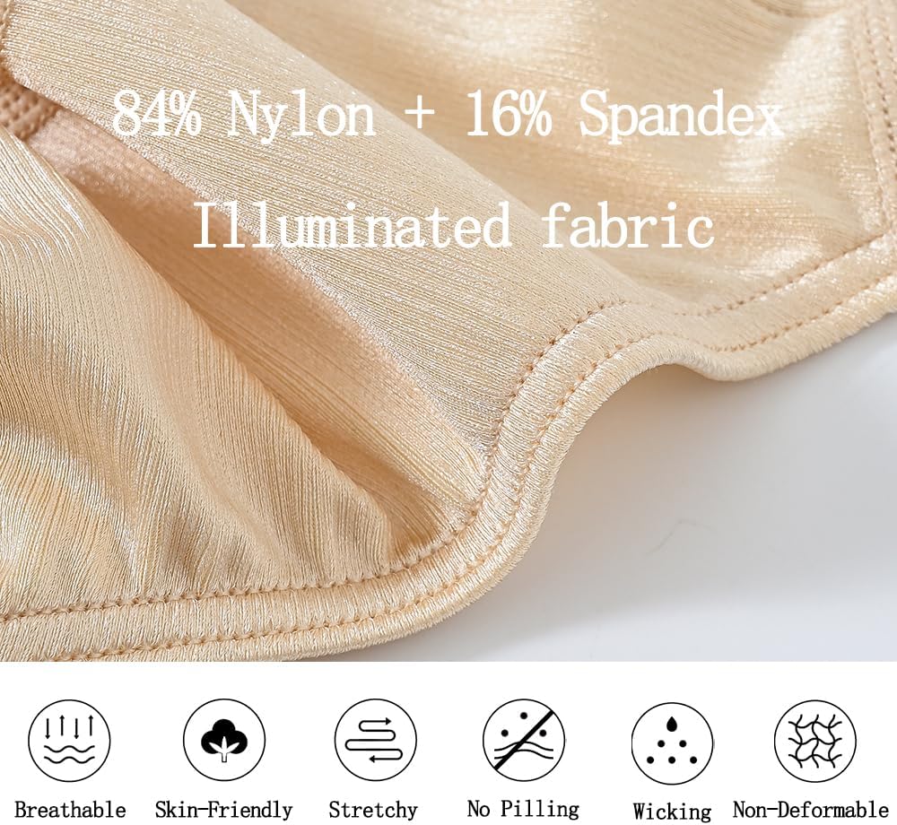 JINSHI Men's Thong Underwear Sexy Ice Silk Glossy G String Male Athletic Thongs T Back For Men Bikini Briefs - Image 5