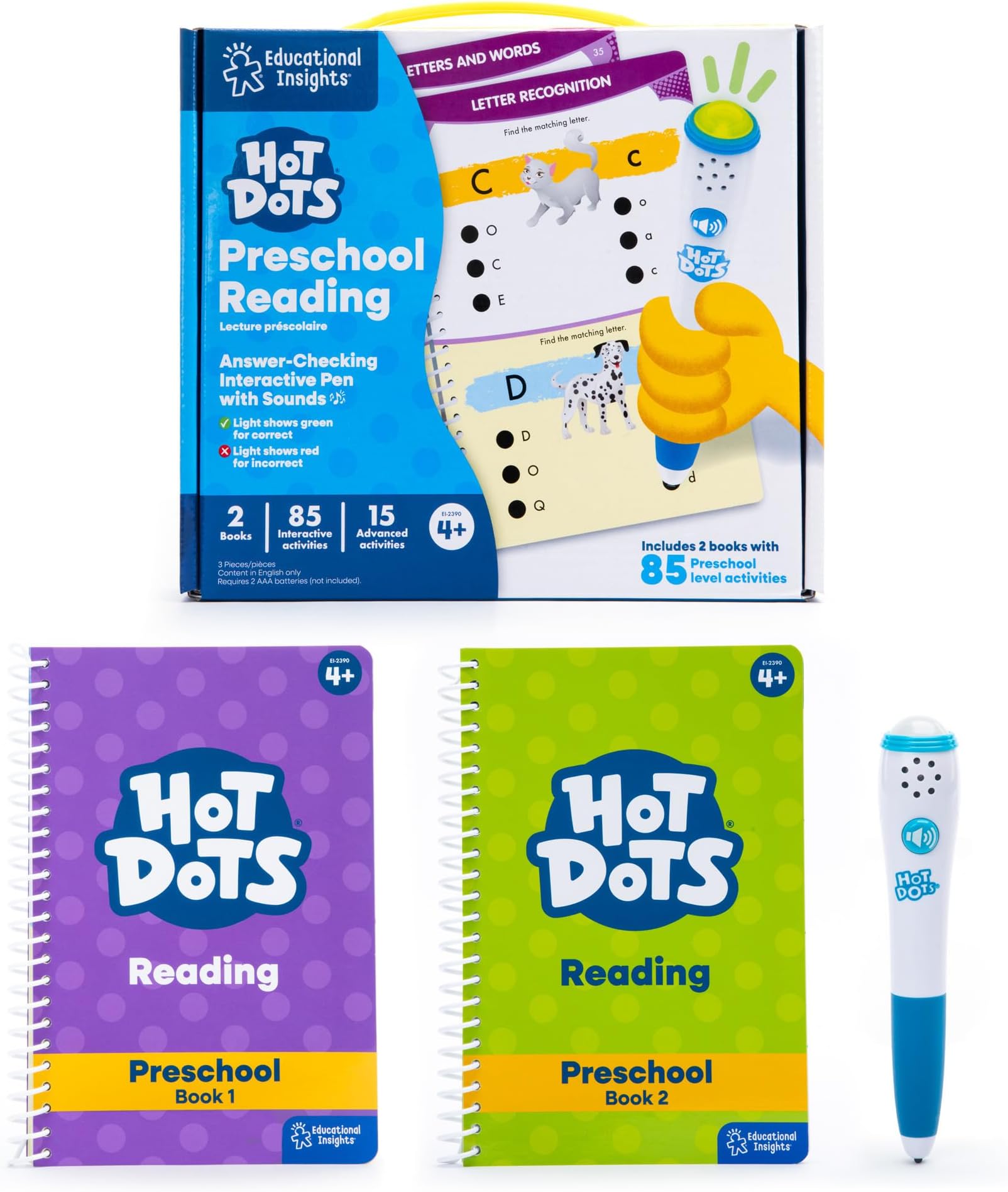 Educational Insights Hot Dots Jr. Let's Master Pre-K Reading