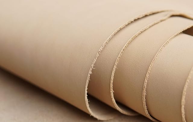 Genuine Tooling Leather 4oz Full Gain Cowhide Handmade Bag Shoe Belt DIY Art Crafts Genuine Leathers Dyeable (12"x12")
