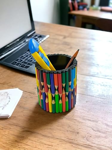 Miniatura 4 de IRZA Portalápices de madera estilo lápiz