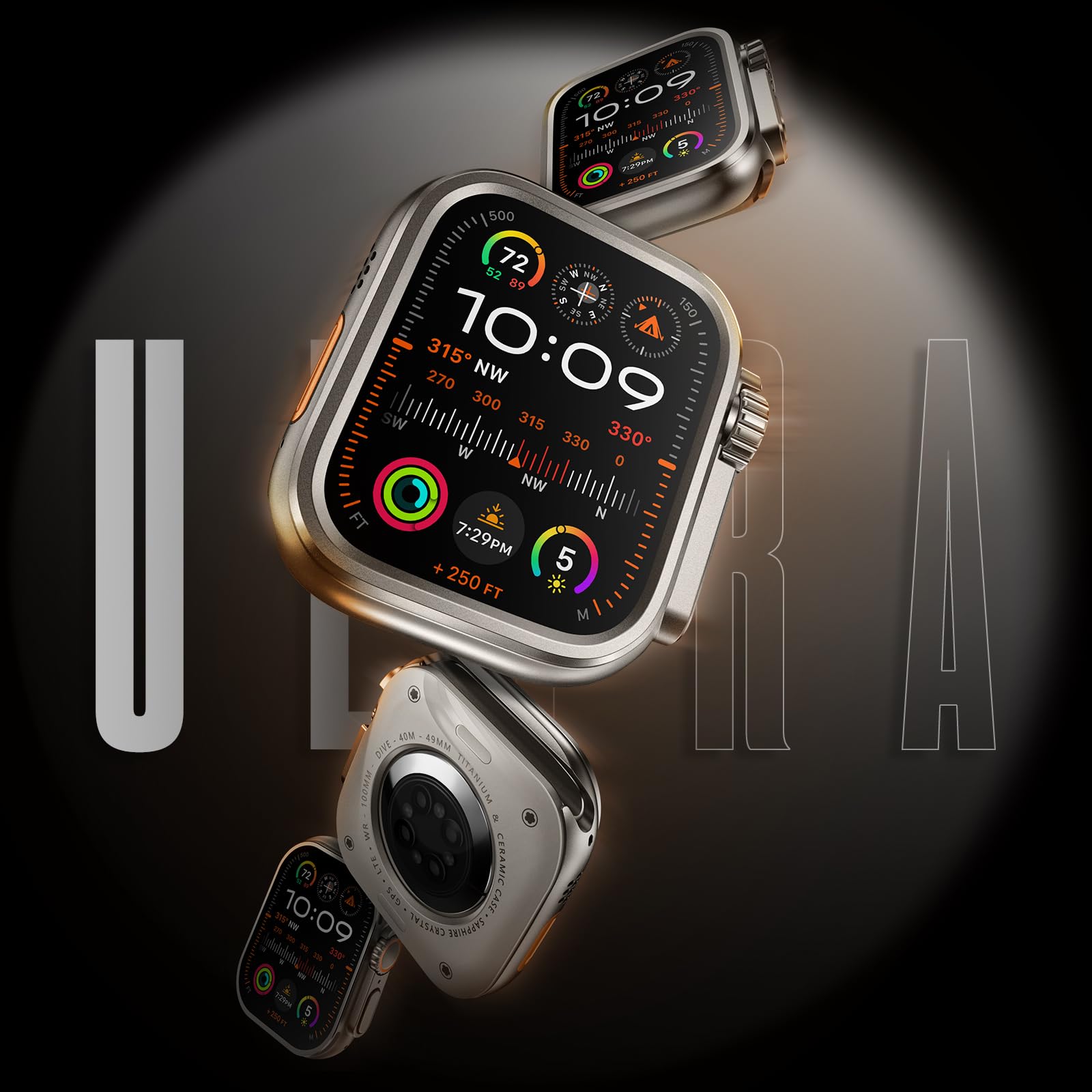 Amazon.co.jp: [Suitisbest] アップルウォッチカバー 45mm Apple Watch