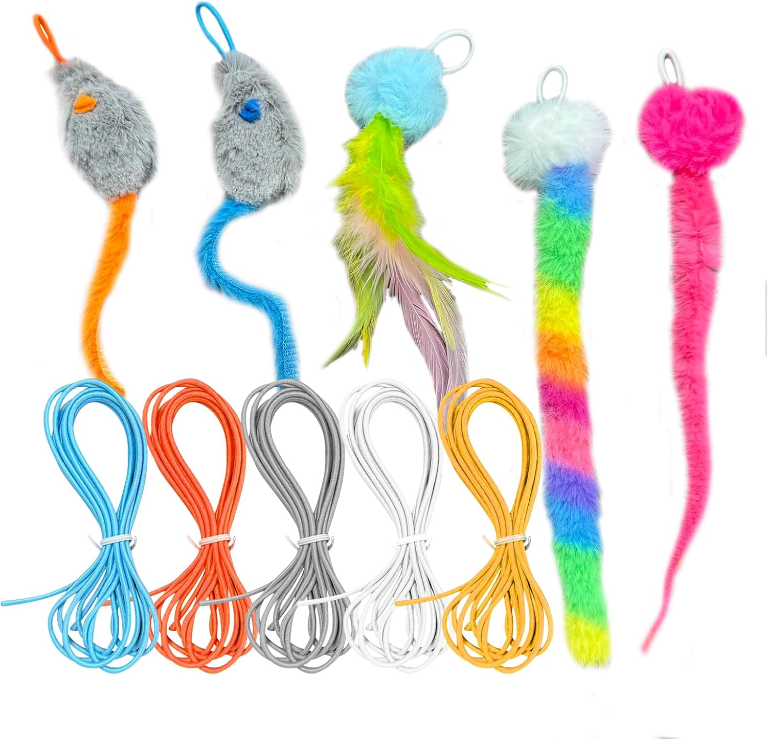 Interactive cat toy, Electric cat teaser, Door clip, 2 Motion modes,Orange thumbnail