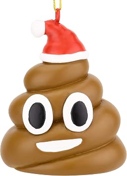 Tree Buddees Poopy Christmas Funny Poop Gag Gift Ornaments