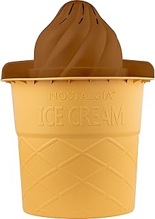 Nostalgia Electric Ice Cream Maker - Old Fashioned Soft Serve Ice Cream Machine Makes Frozen Yogurt or Gelato in Minutes -...