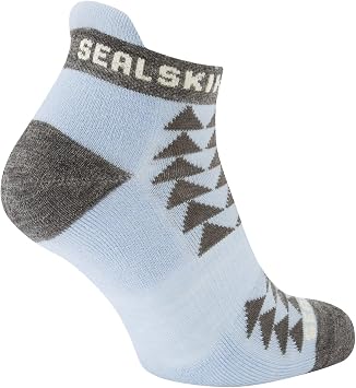 SEALSKINZ Unisex Wissington Merino Anklet Running Sock