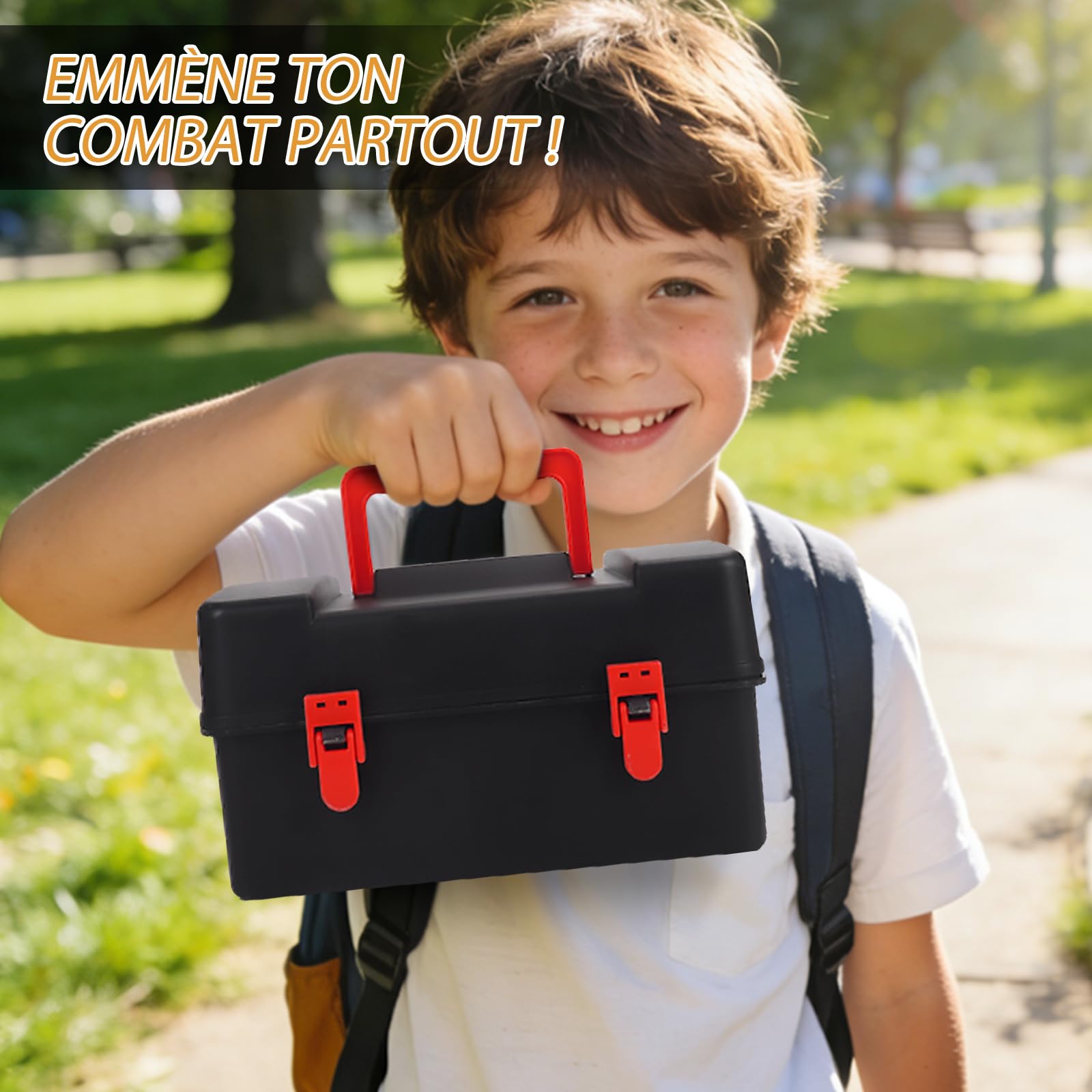 Set X Toupies de Combat, 12 Jouets tournants avec 3 lanceurs, 1 poignée et boîte de Rangement Portable | Cadeau Jeu d'arène gyroscopique pour garçons et Filles dès 6 Ans