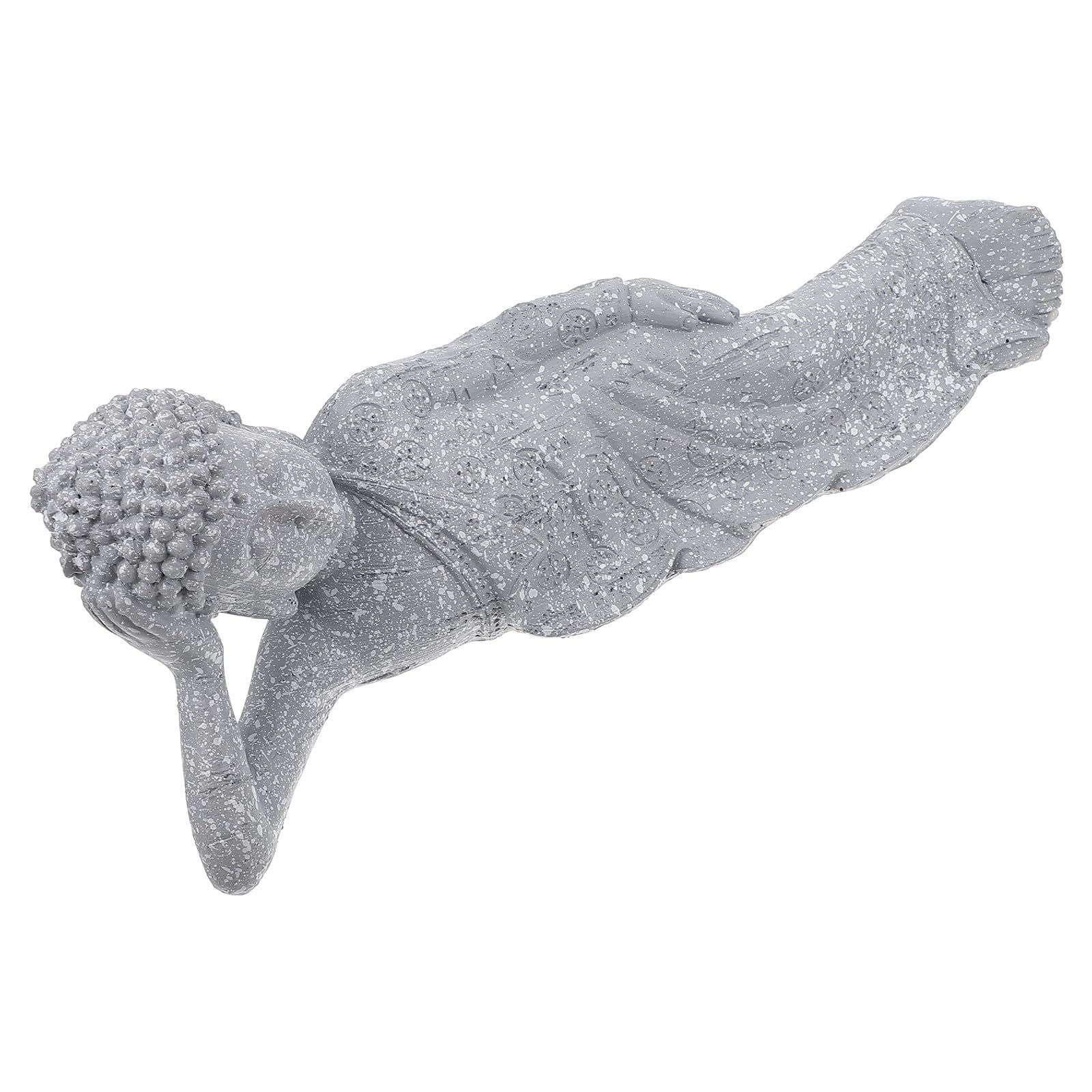 HOMSFOU Estatua de Buda de Resina Estilo Chino para Oficina y Templo