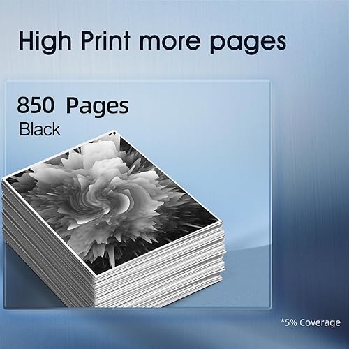 Miniatura 3 de 67 cartuchos de tinta negros de repuesto para HP 67 67 XL negro para Envy 6055 6052 6058 6075 Envy Pro 6455e 6455 6458 6452 DeskJet 1255 2732 2752