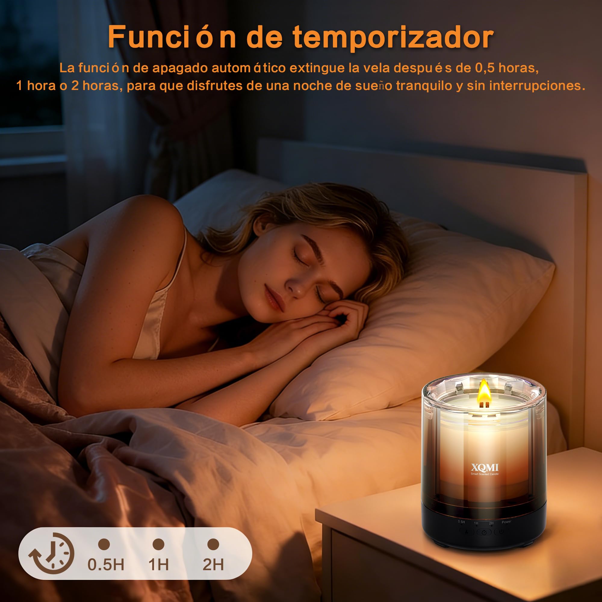 Vela perfumada en tarro de cristal, Home Sweet Home, duración de combustión de hasta 35 horas, regalo perfecto para mujeres