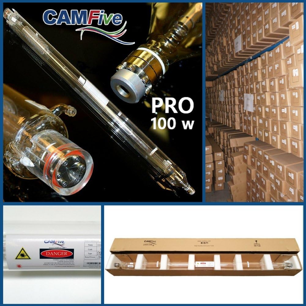 CAMFive Laser CO2 Glass Tube 100W Model PRO100 for Laser Cutter & engravers