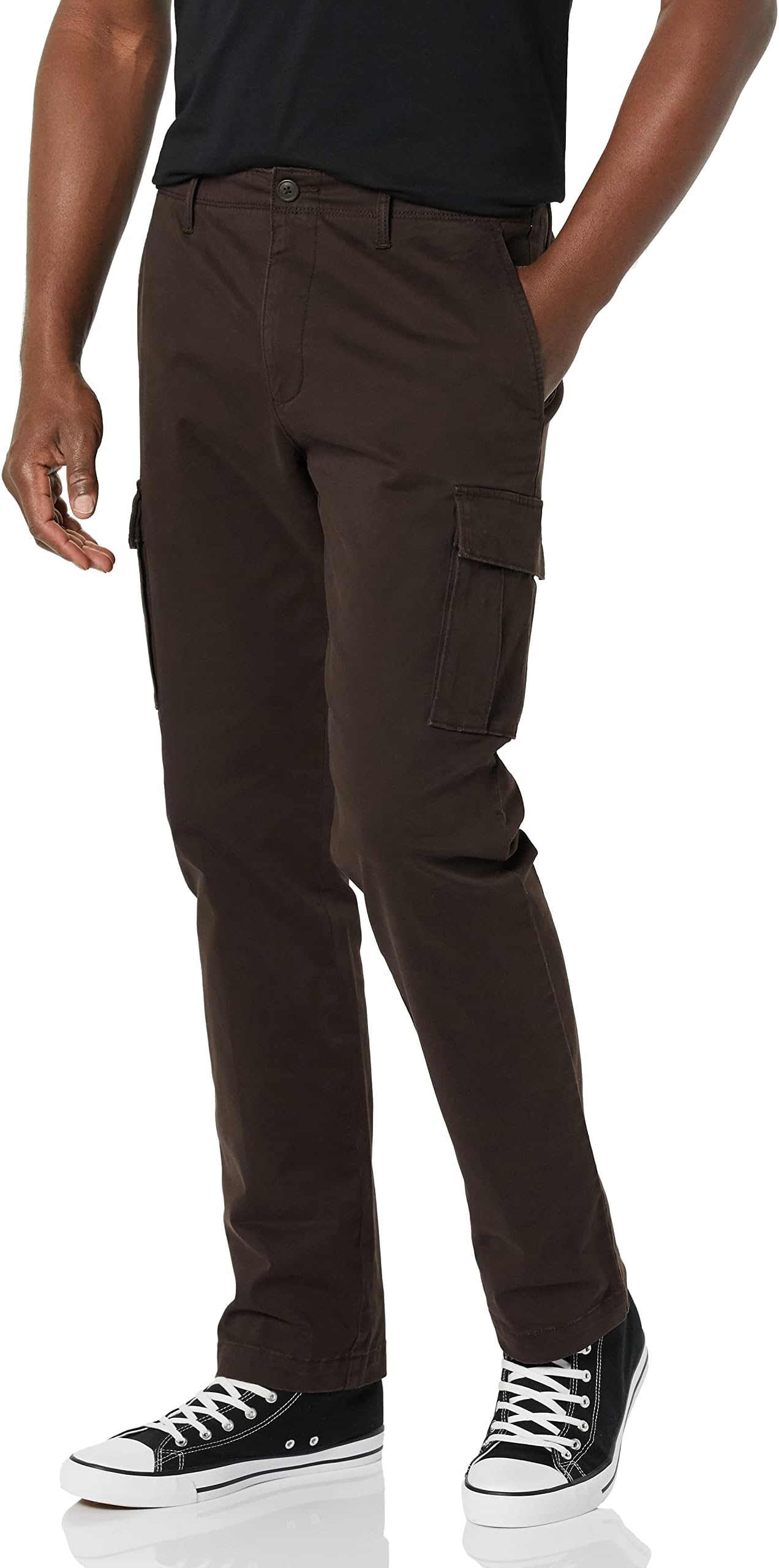 Goodthreads Men's Athletic-Fit Comfort Stretch Vintage Cargo Trouser