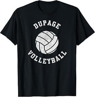 DuPage Volleyball Retro Distressed Team VB Graphic T-Shirt