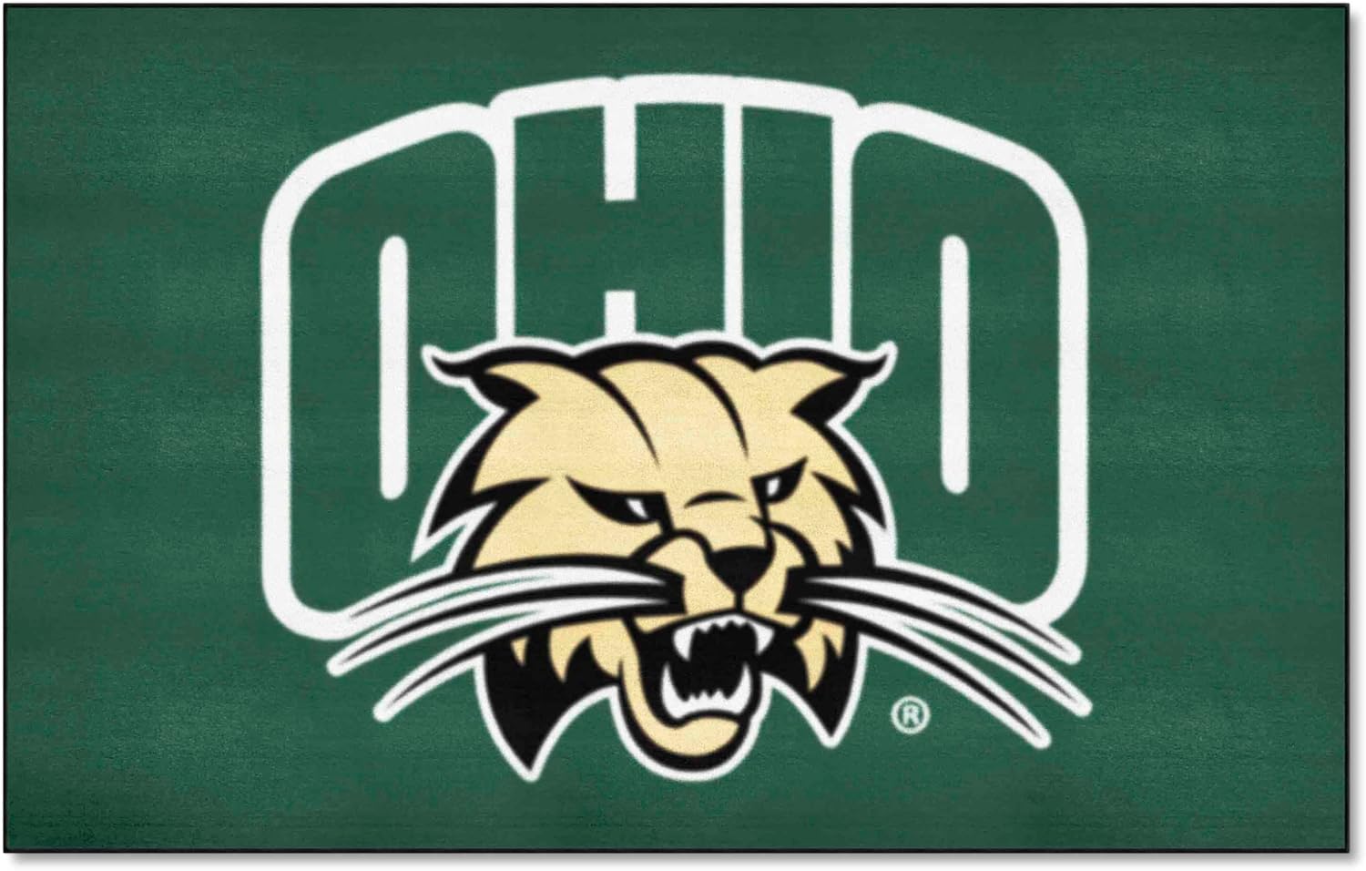 FANMATS 163 Ohio Bobcats Ulti-Mat Rug - 5ft. x 8ft. | Sports Fan Area Rug, Home Decor Rug and Tailgating Mat