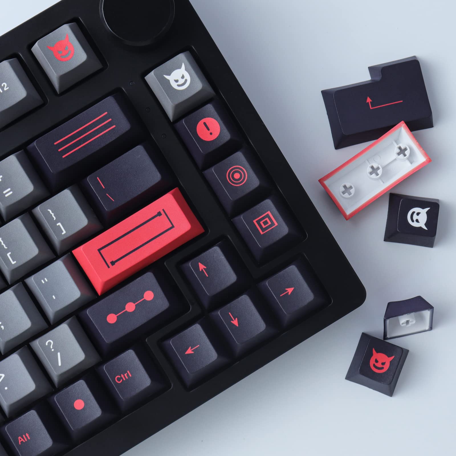 Keycaps PBT 145 Tasten ANSI&ISO Layout Keycaps Mit 7U Leertaste Dye-Sublimation Cherry Profile Keycaps Für Gateron Kailh Cherry MX Switches Mechanische Tastaturen