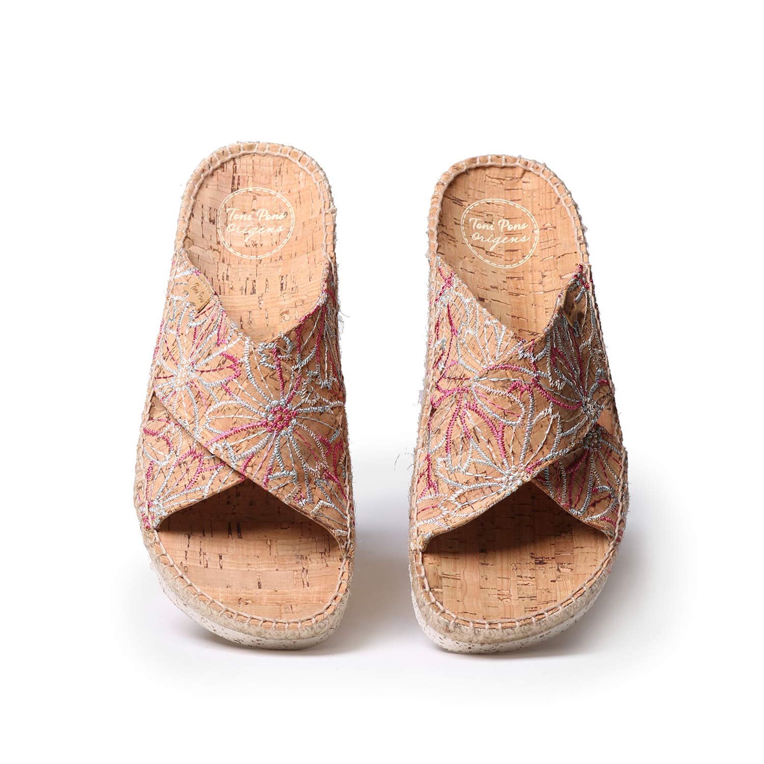 Bali-BI - Alpargata Plana para Mujer de Toni Pons Hecha en Corcho en Tonos Estampados.