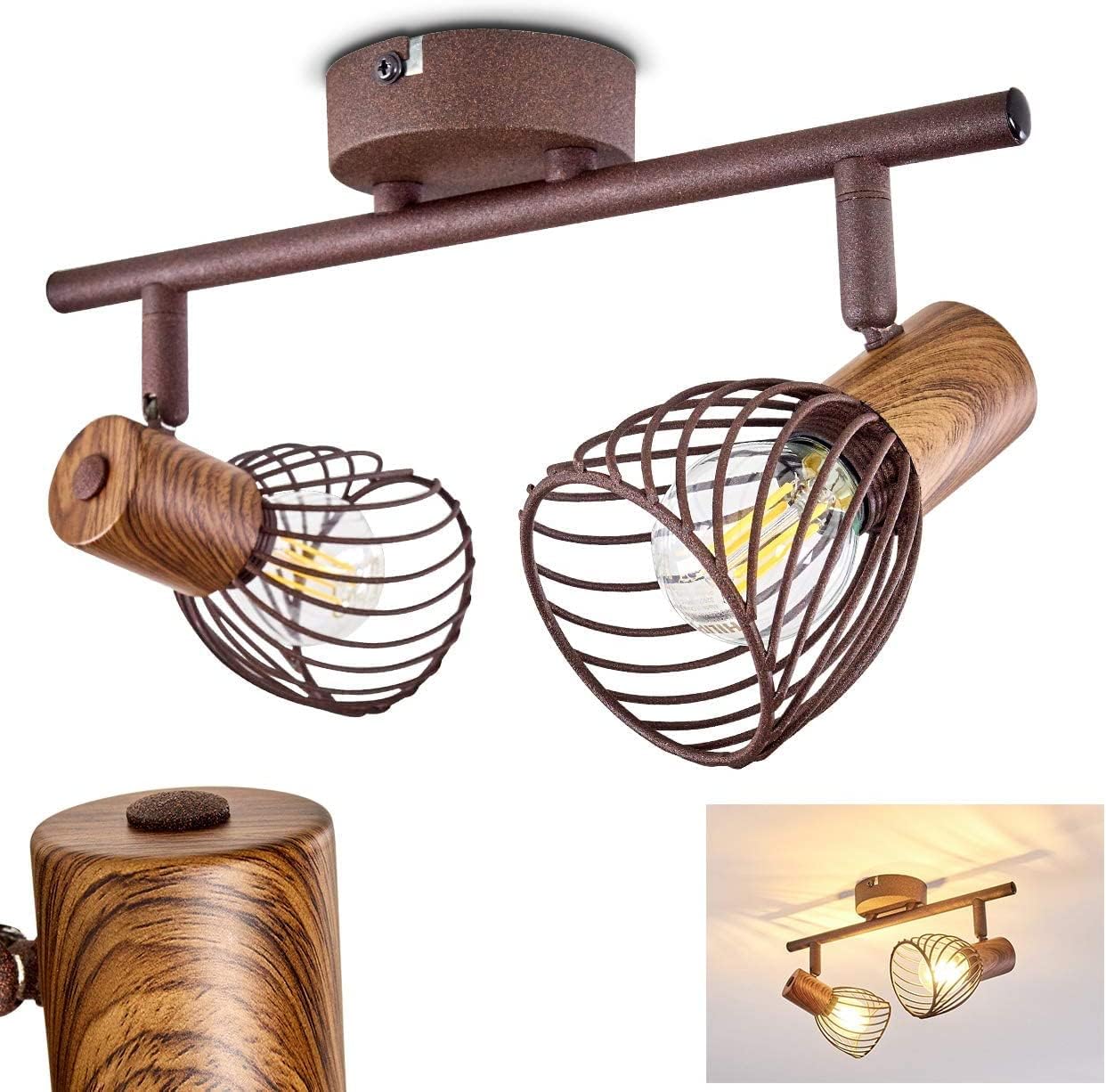 Deckenleuchte Berkeley, Verstellbare Deckenlampe Aus Metall