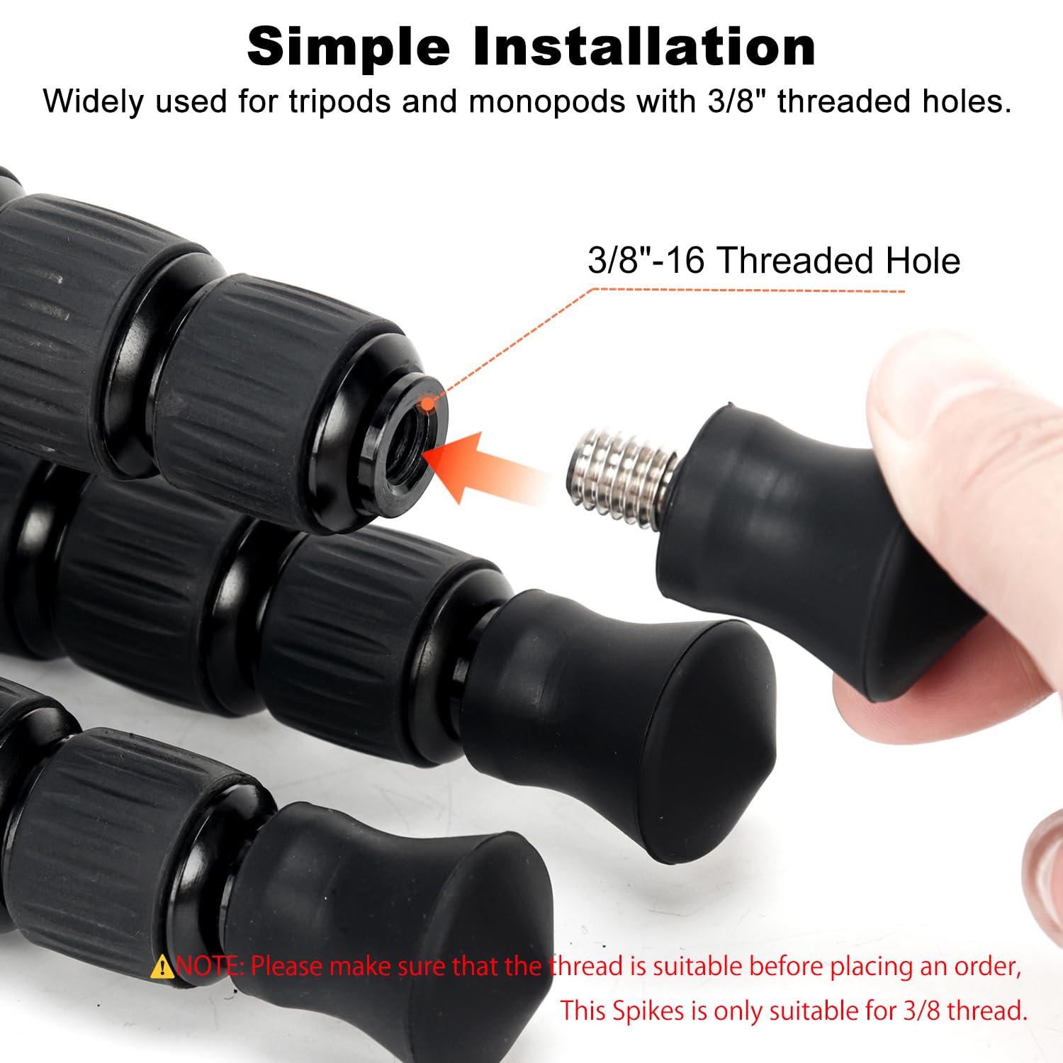 ＯＯＯ　脚部分 Amazon.com : 3 PCS Tripod Feet Universal Anti-Slip Rubber Foot
