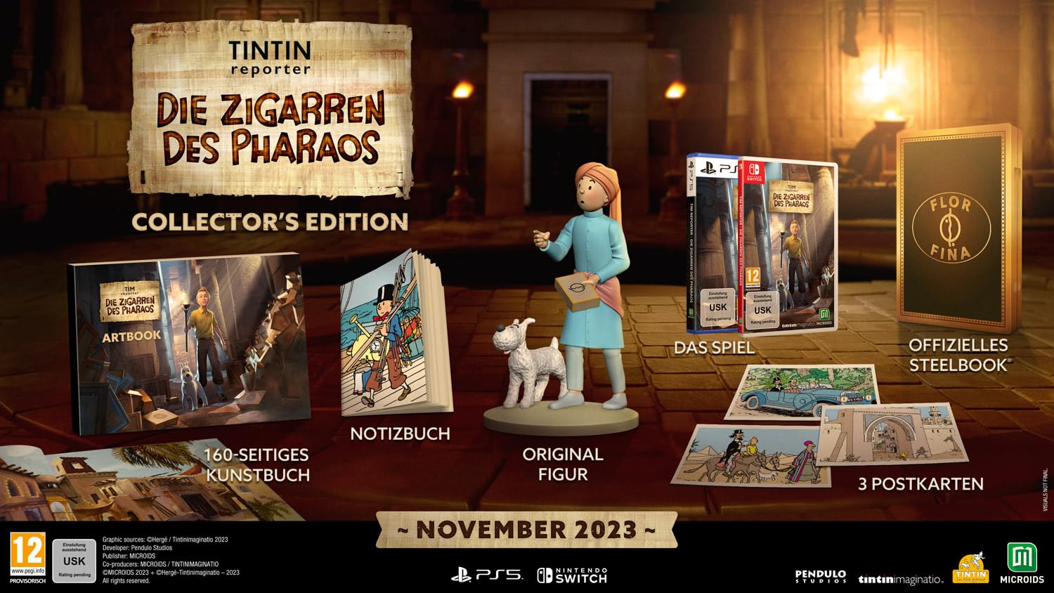 TINTIN REPORTER – LES CIGARES DU PHARAON - Edition Collector PS5