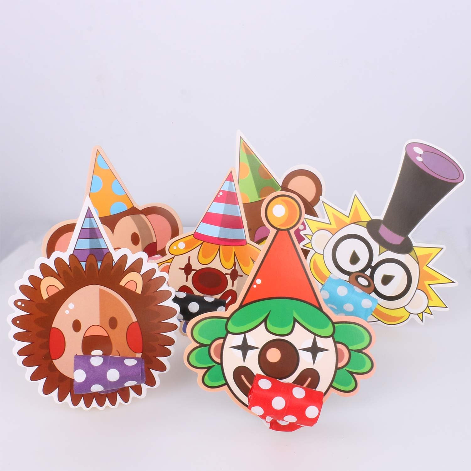 Party Blower Animal Party Noisemakers Blowouts Whistles Party Favors, 12 pcs : Toys & Games