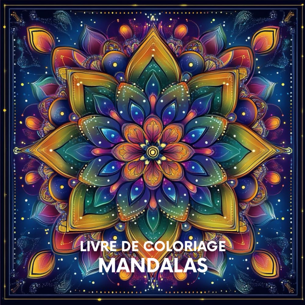 Livre de Coloriage Mandalas: Plus de 40 Pages de Mandalas Relaxants pour Adultes