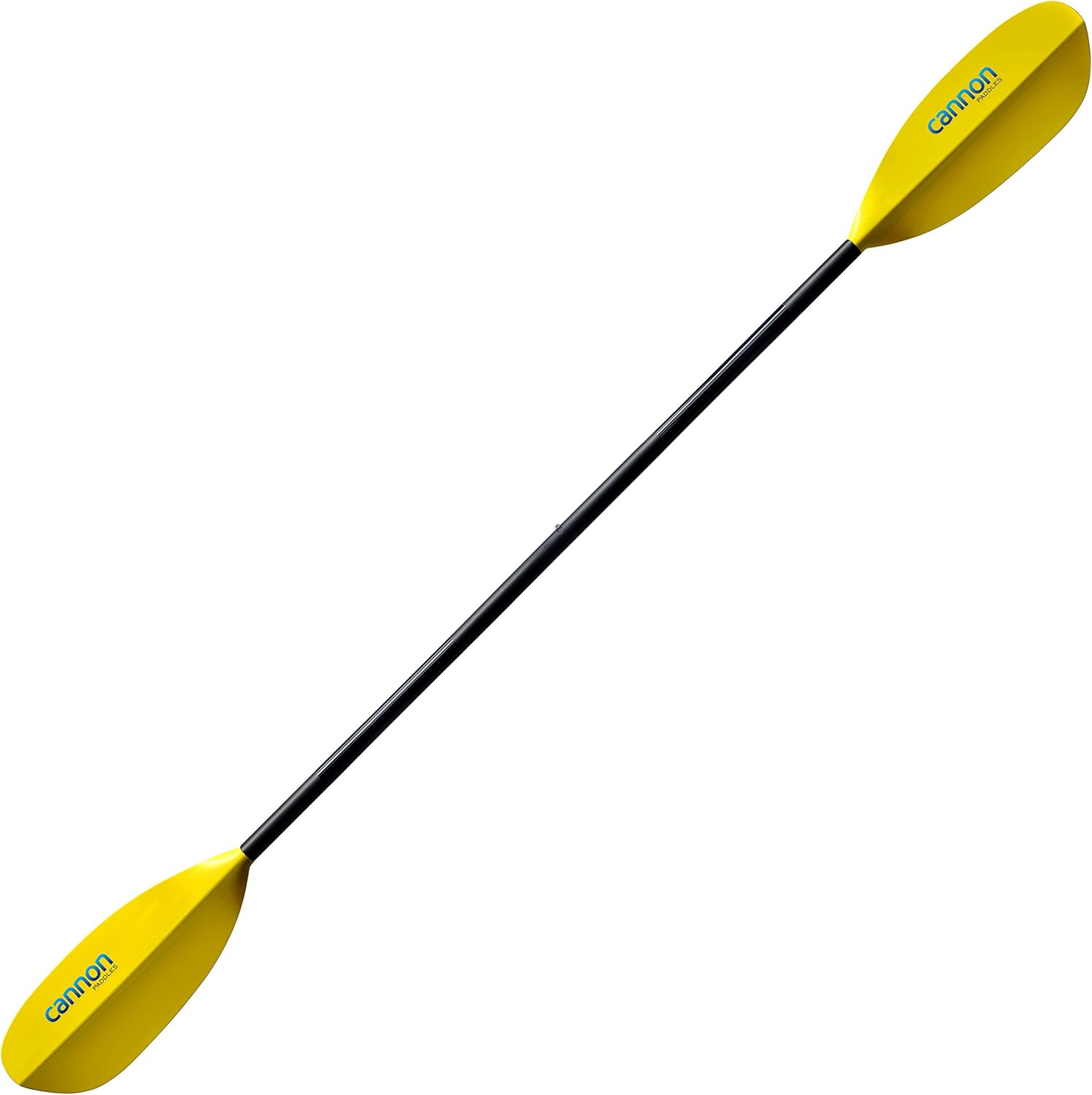 Wave Aluminum Kayak Paddle with Joint Ferrule and Yellow Fiberglass Reinforced Polymer Blades (2-Piece)