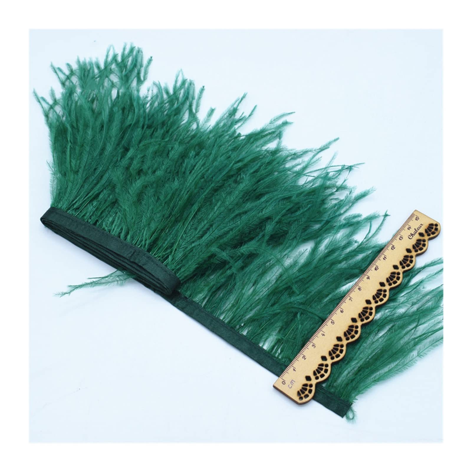 Plumes d'autruche haut de gamme 10-15 cm auburn de décoration de mariage