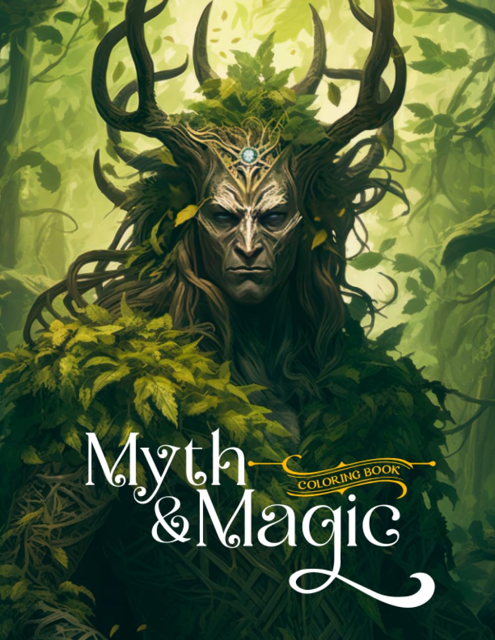 Myth & Magic Coloring Book: Dive into a World of Enchantment: Myth & Magic - An Adult Coloring Book for Fantasy Enthusiasts