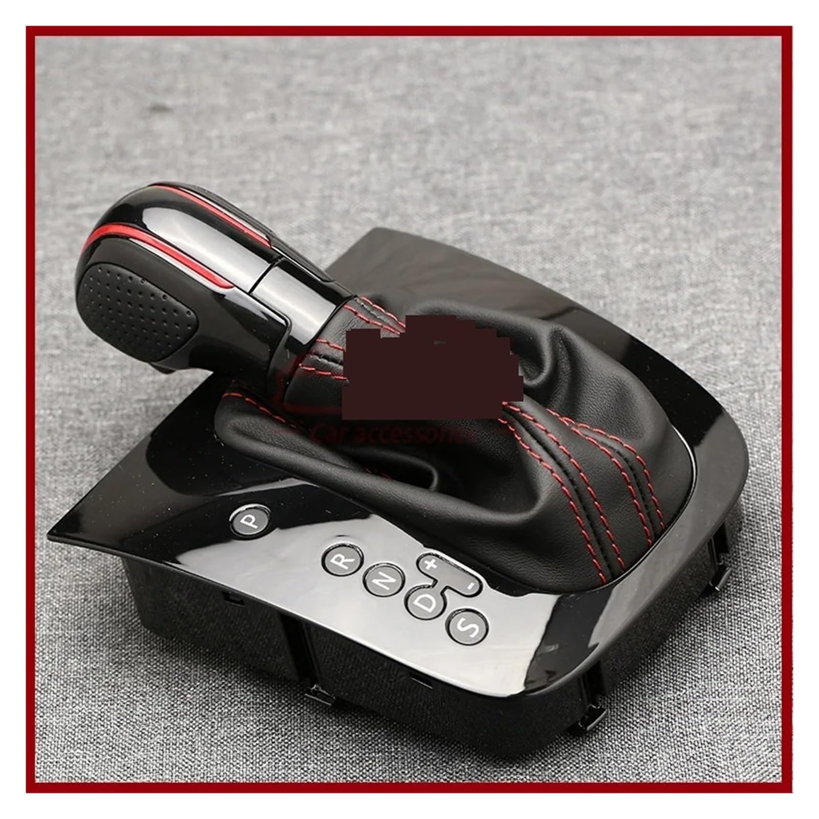 Palanca Velocidad Coche para VW para Golf 6 para Golf 5 para GTI para MK6 para MK5 Palanca De Cambios Automática con Panel Accesorios De Coche Perilla De Cambio Adecuada Pomo Palanca Cambios(3)