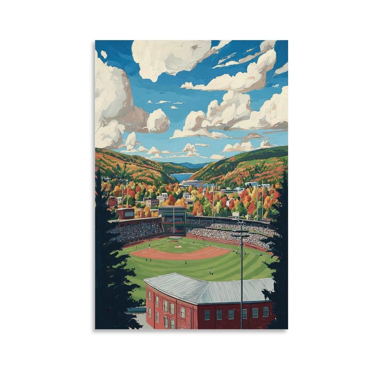 ZBBGGOZ Cooperstown Poster 24x36inch(60x90cm) Canvas Wall Posters And Art Picture Print Modern Family Bedroom Decor