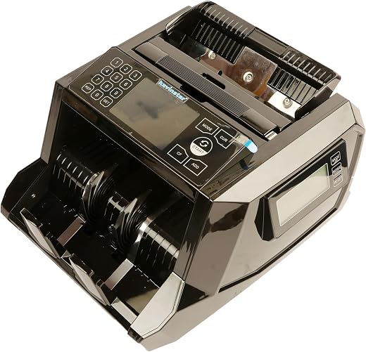 Kavinstar Mix Indian Currency Counting Machine with Fake Note Detection Best Mix Note Value Counting Machine (Touch Panel,...