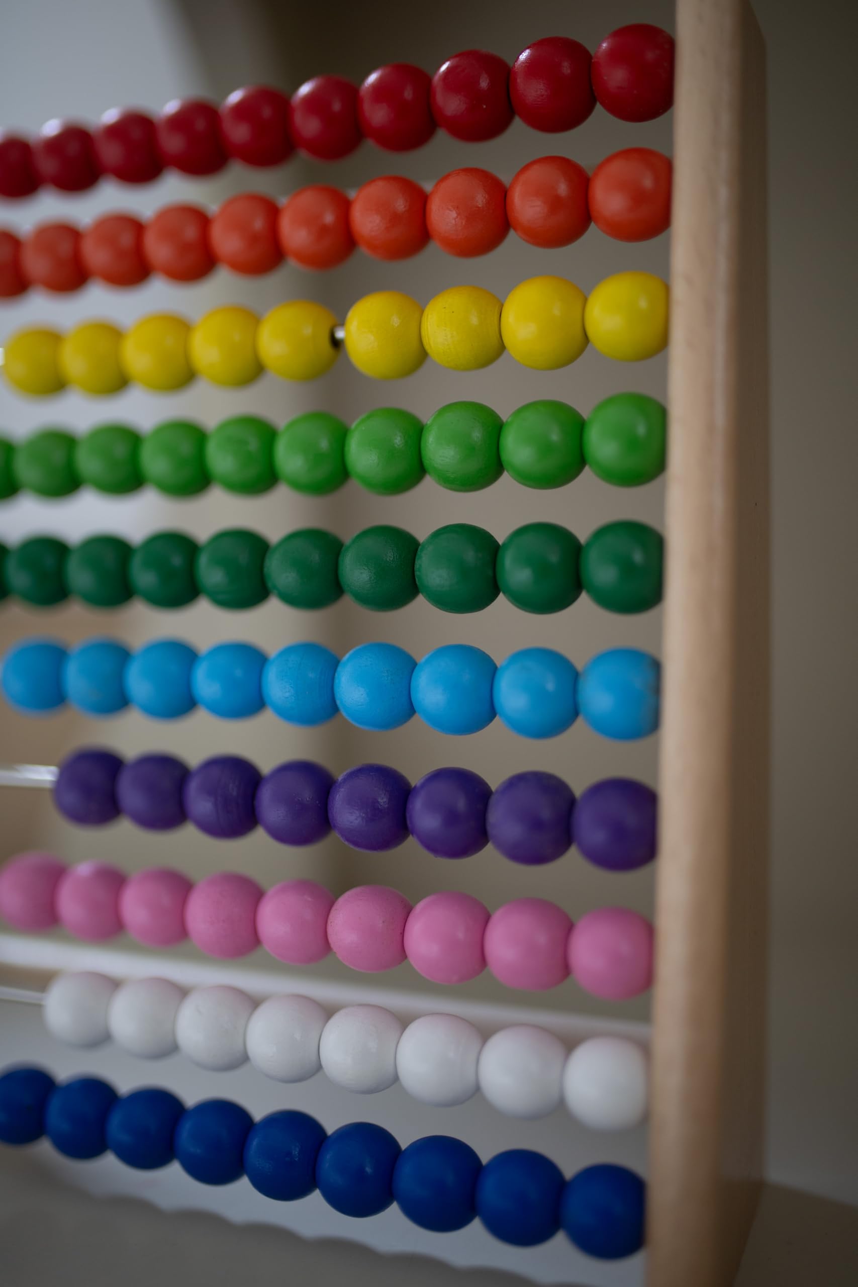 Natureich Montessori Abacus Mathématique 1-100 Nombres Tableau Garçon et Fille, Enfants à Partir 3 Ans, Planche Trier Éducatif, Jouets en Bois Apprends à Compter, Maths Boulier, Motrices, Chiffres