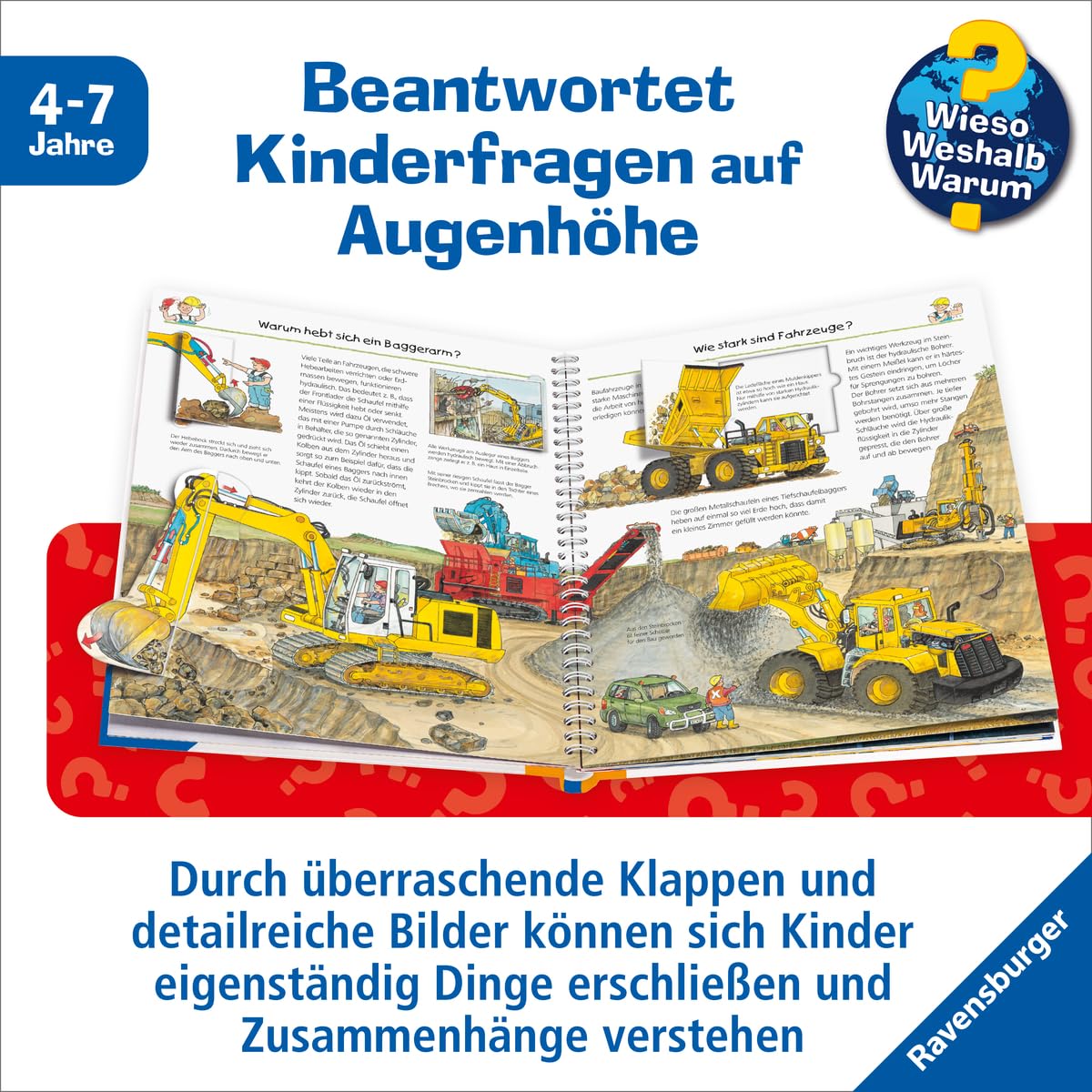 Alles über Laster, Bagger und Traktoren