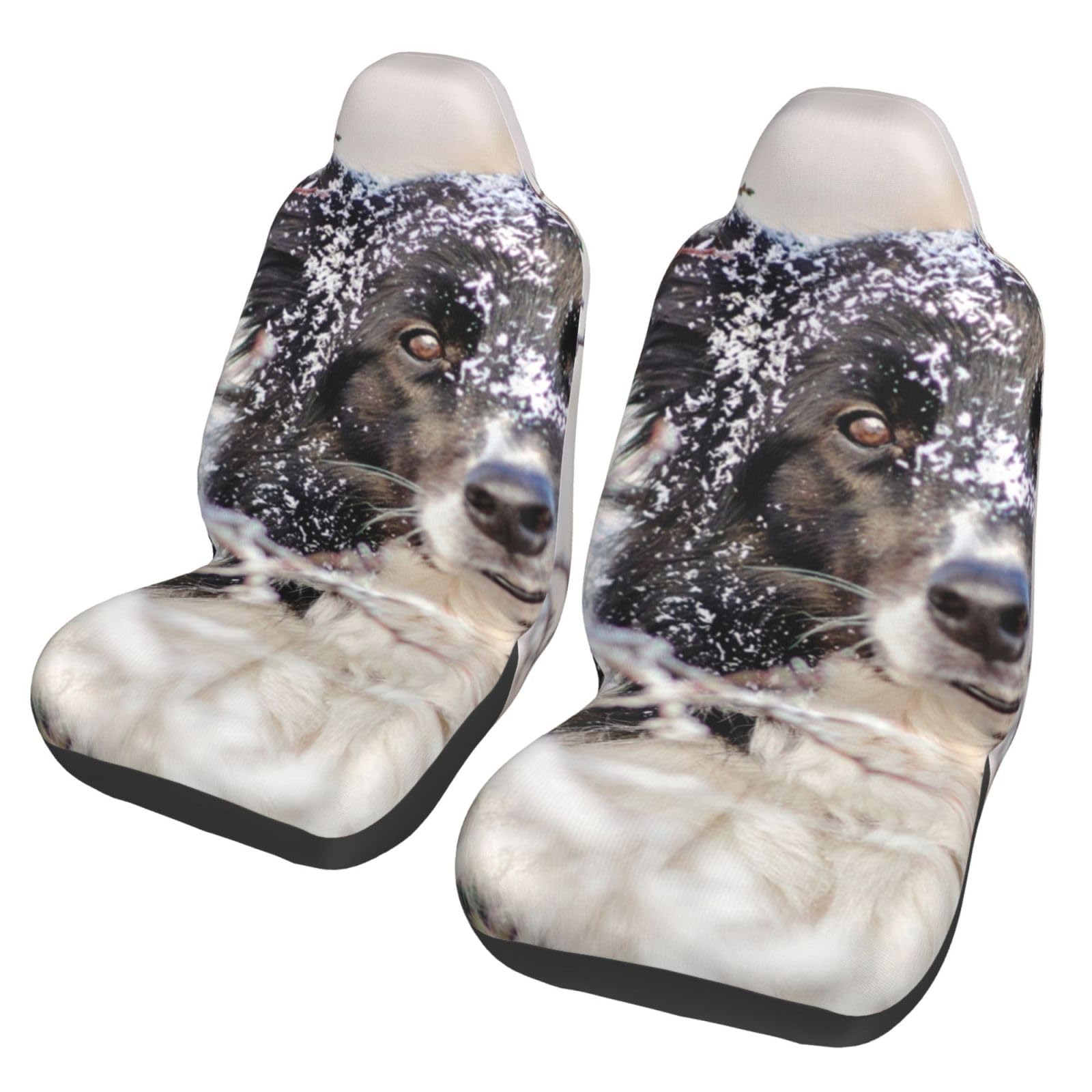 Funda universal de coche para perros con diseño Border Collie impermeable y resistente 8