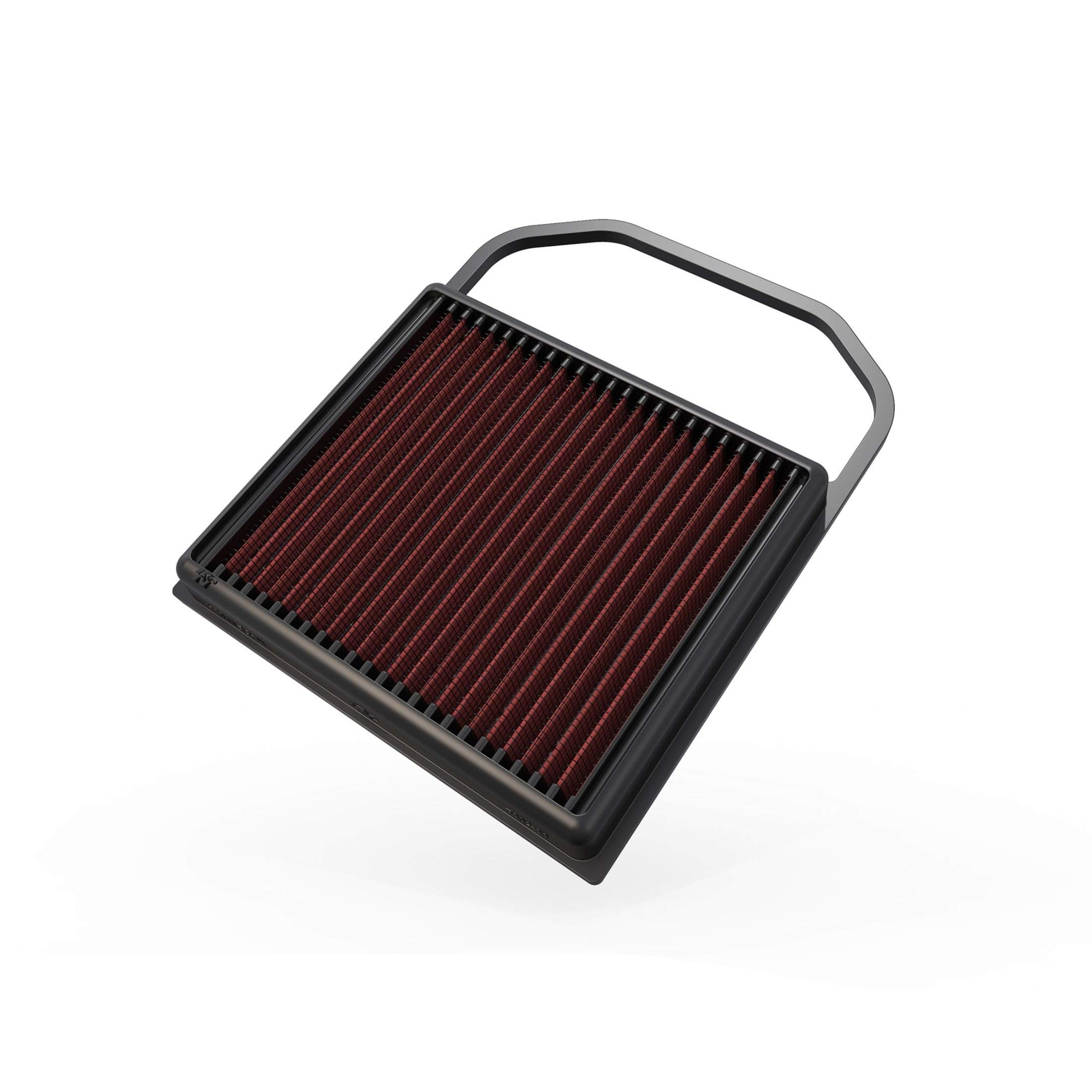 K&N Engine Air Filter: High Performance, Washable, Replacement Compatible with 2014-2019 Mercedes V6 (C400, C43 AMG, C450 E450, GLC43AMG, GLE400, GLS 400 and select models), 33-5032