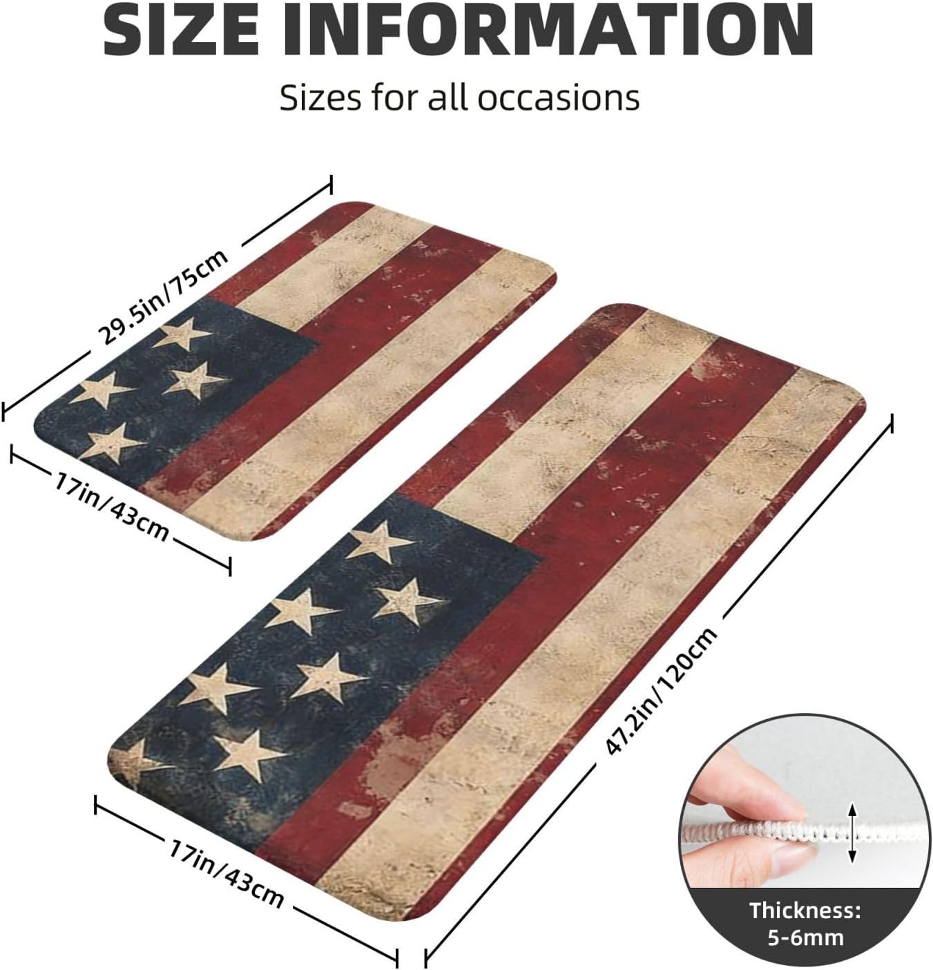 Kitchen Rugs Home Decor Kitchen Mats for Floor Anti Fatigue Kitchen Mats
