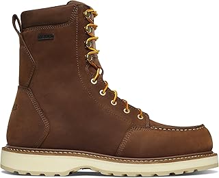 Danner Cedar River 8” Waterproof Work Boots for Men - Premium Leather with Breathable Lining, Comfort Footbed & Non Slip R... Price In India