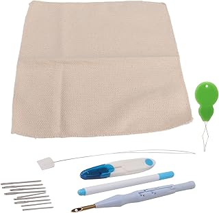 Kit De Agulha De Perfuração - Ferramenta De Aço Inoxidável Para Suprimentos De Bordado, Bordado E Perfuração De Agulha - Ideal Para Adultos E Iniciantes - Inclui Kits De Agulha De Perfuração Para Roup
