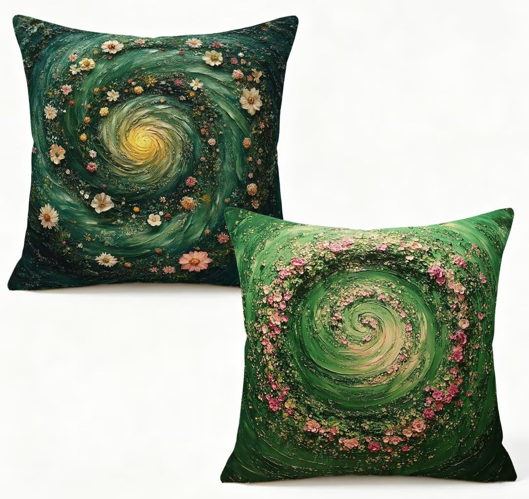Coussin canape 55 x 55 vert pour sublimer votre decoration de jardin au printemps