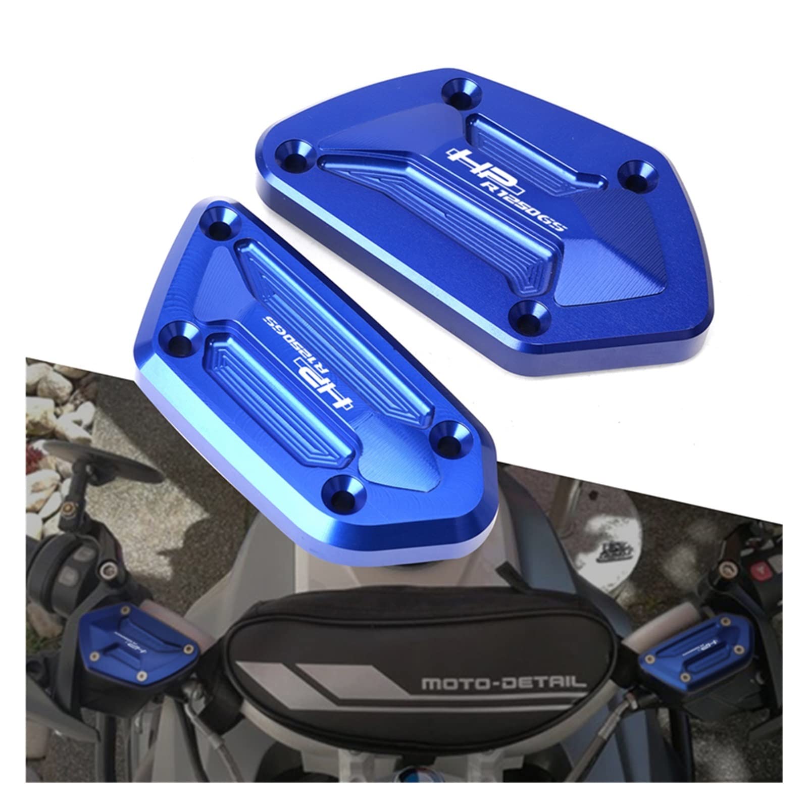 For BMW R 1250 GS HP 2018 2019 2020 CNC Brake Fluid Oil Reservoir Cap Cover - View #2