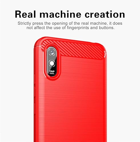 Miniatura 3 de Asuwish Funda de teléfono para Xiaomi Redmi 9A Redme 9i con protector de pantalla de vidrio templado y accesorios de celda suave y delgada de