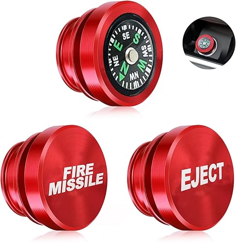 SenseYo Cubierta de aluminio para encendedor de cigarrillos de automóvil, 3 unidades, se adapta a la mayoría de vehículos con fuente de alimentación