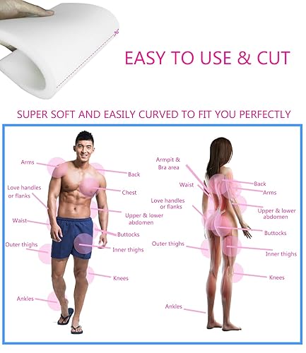 Miniatura 4 de KAIHENG Paquete de 3 almohadillas de espuma Lipo BBL post cirugía, tablas de espuma para cirugía de liposucción de 8 x 11 x 0.5 pulgadas, tablero AB