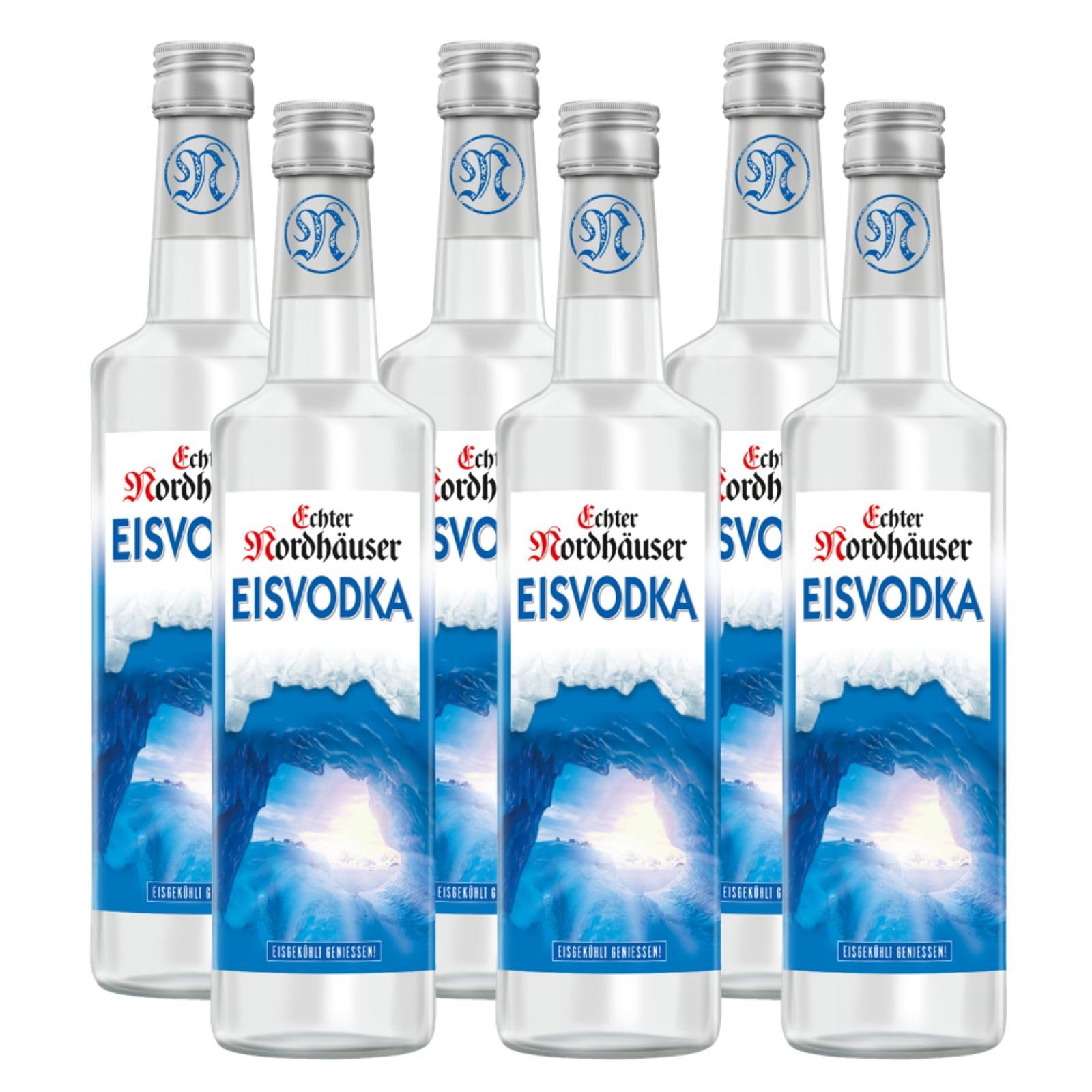 Echter Nordhäuser Eisvodka (6 x 0.7l) – Eiskalter Vodka Genuss