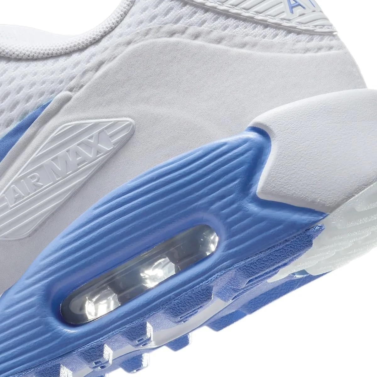 Nike Air Max 90 G Golf Shoes (HV9305-100, White/Royal Pulse) 7 Women/5.5 Men