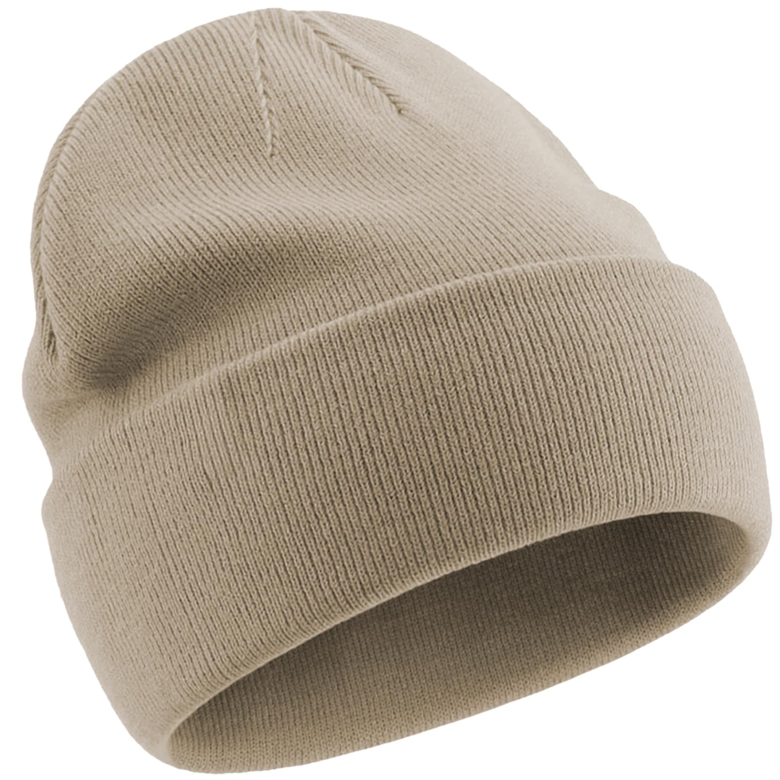 choshion 100 Cotton Beanie Hats for Women Men Winter Soft Warm Knit Cuffed Hats Fisherman Beanie Skull Cap
