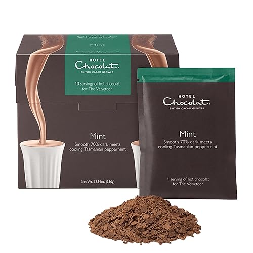 Hotel Chocolat - Dark Peppermint Hot Chocolate - Smooth Real