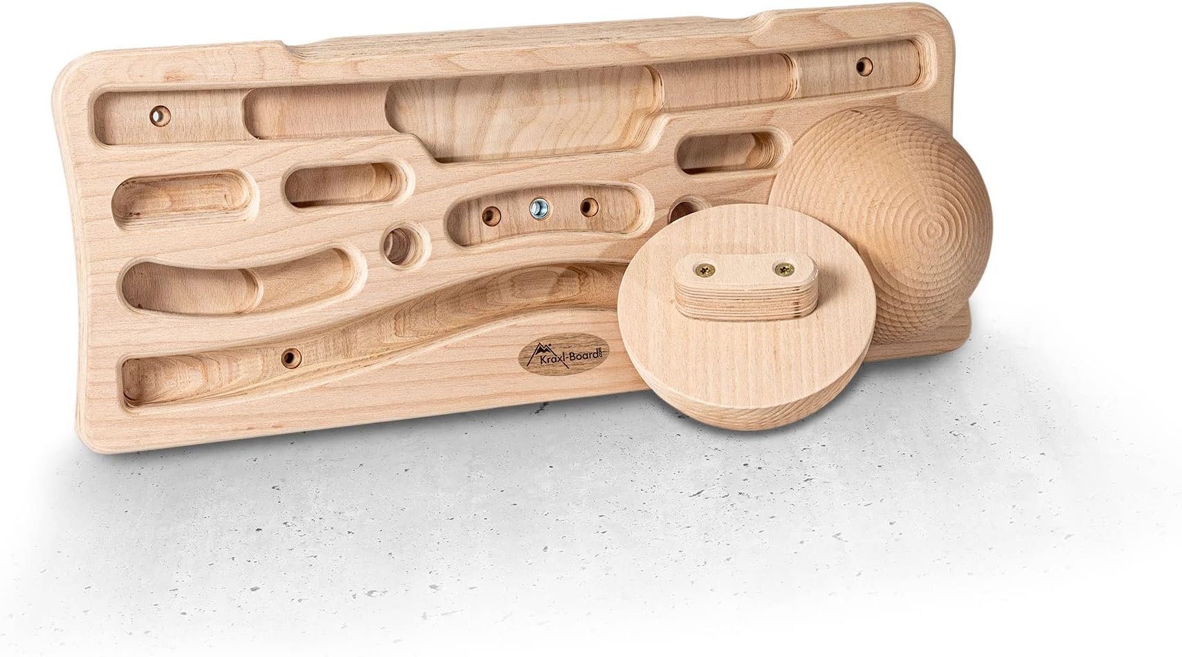 Kraxlboard Classic – trave in legno con svasi staccabili (sloper) per allenamento arrampicata