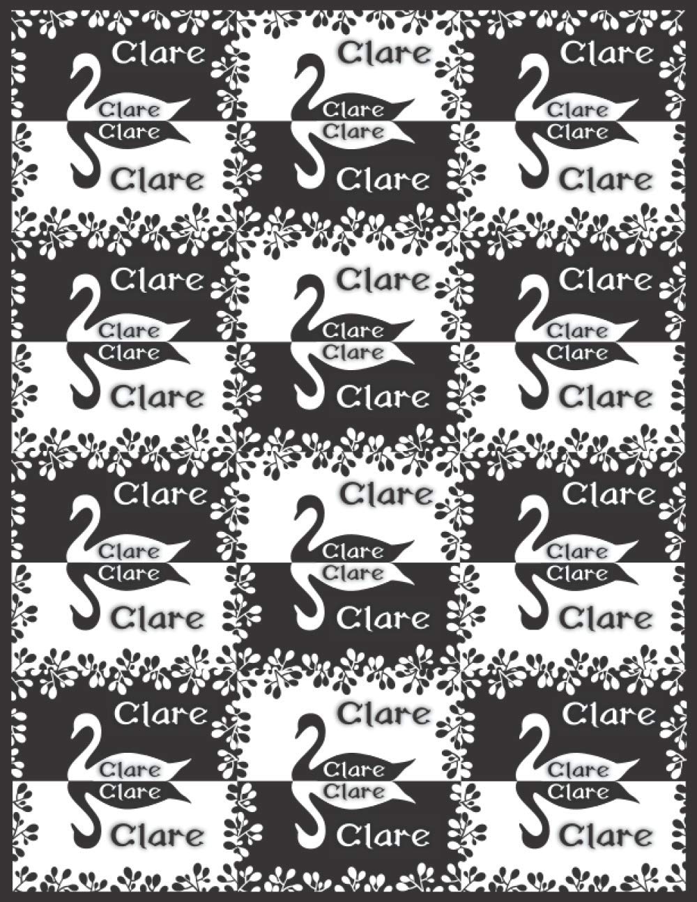 CLARE NAME GIFTS: Beautiful Clare Present - Perfect Personalized Clare Gift (Clare Notebook / Clare Journal)