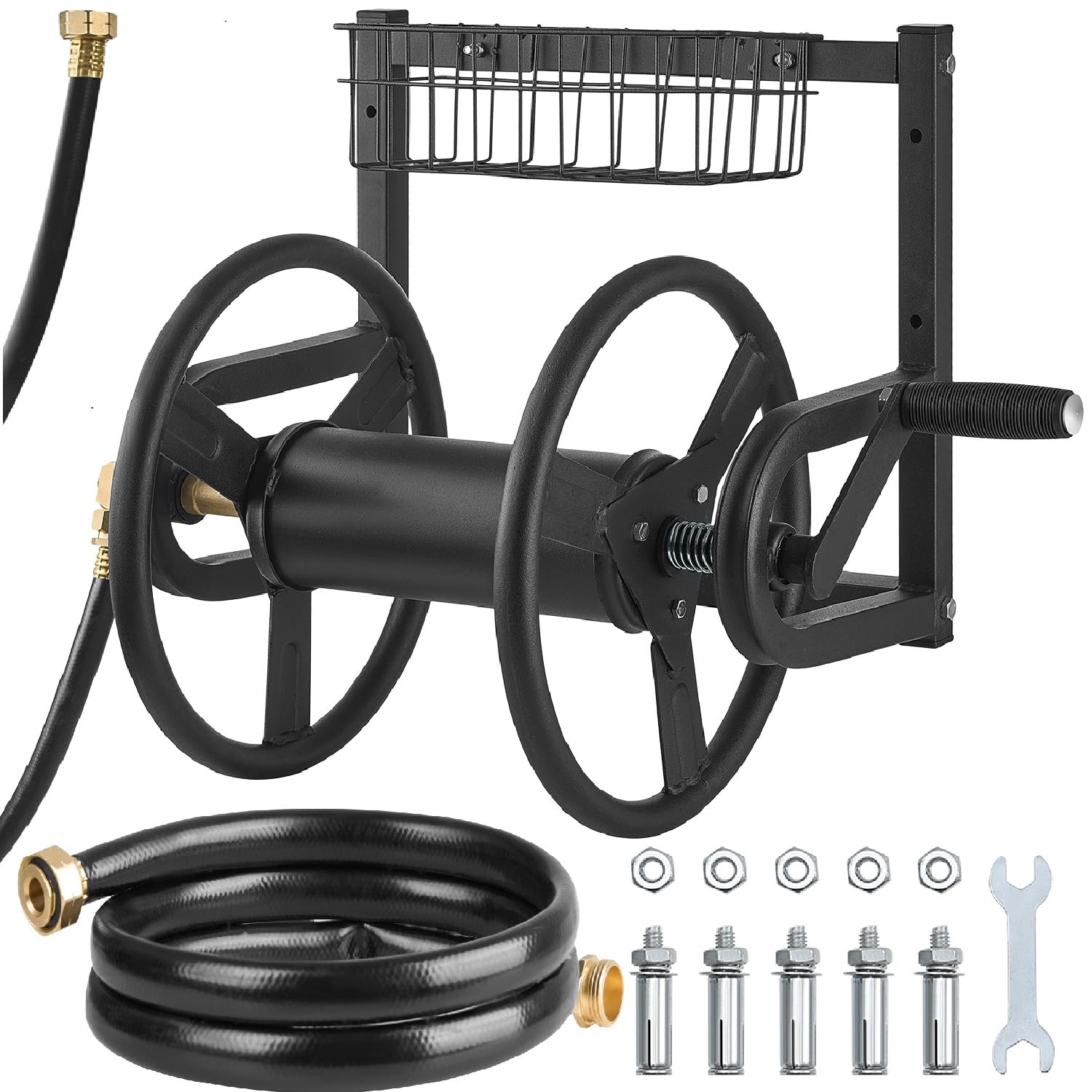 VEVOR Wall Mounted Garden Hose Reel