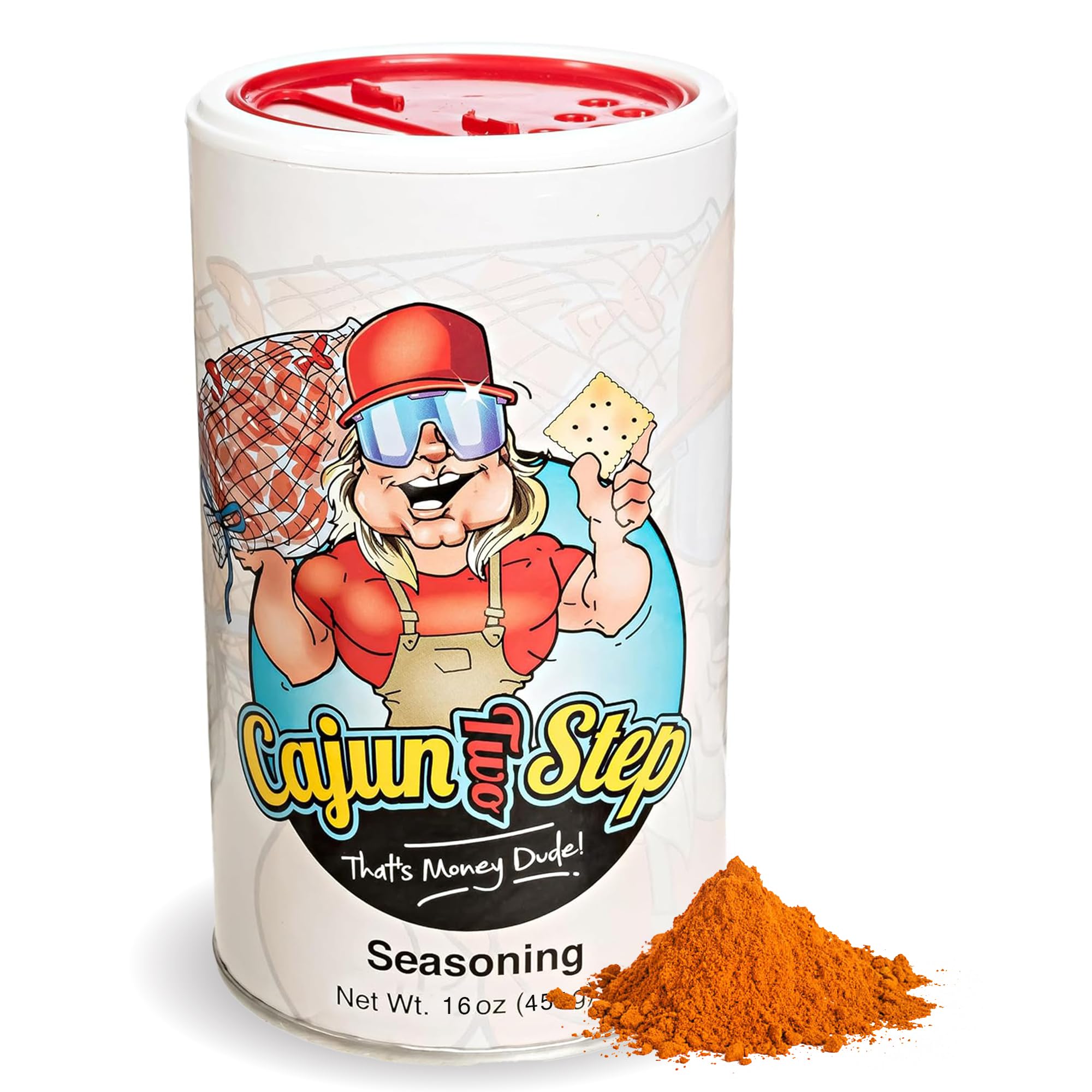 Cajun Two Step Seasoning by StaleKracker - 1 pck, Original Seasoning for Authentic Creole Louisiana Cuisine (16 oz.)